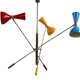Italian Pendulum Chandelier 3 Articulable Arms