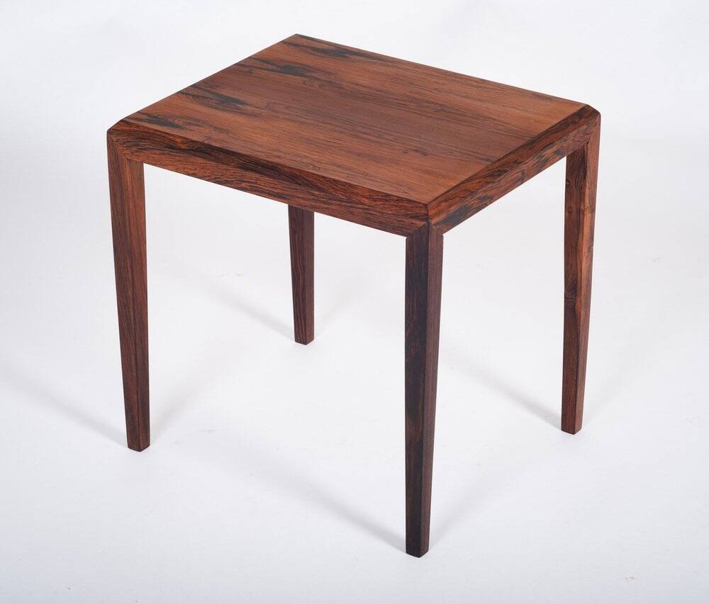 Mid-Century Nesting Tables in Rosewood by Johannes Andersen for Silkeborg, 1960, Set of 3
