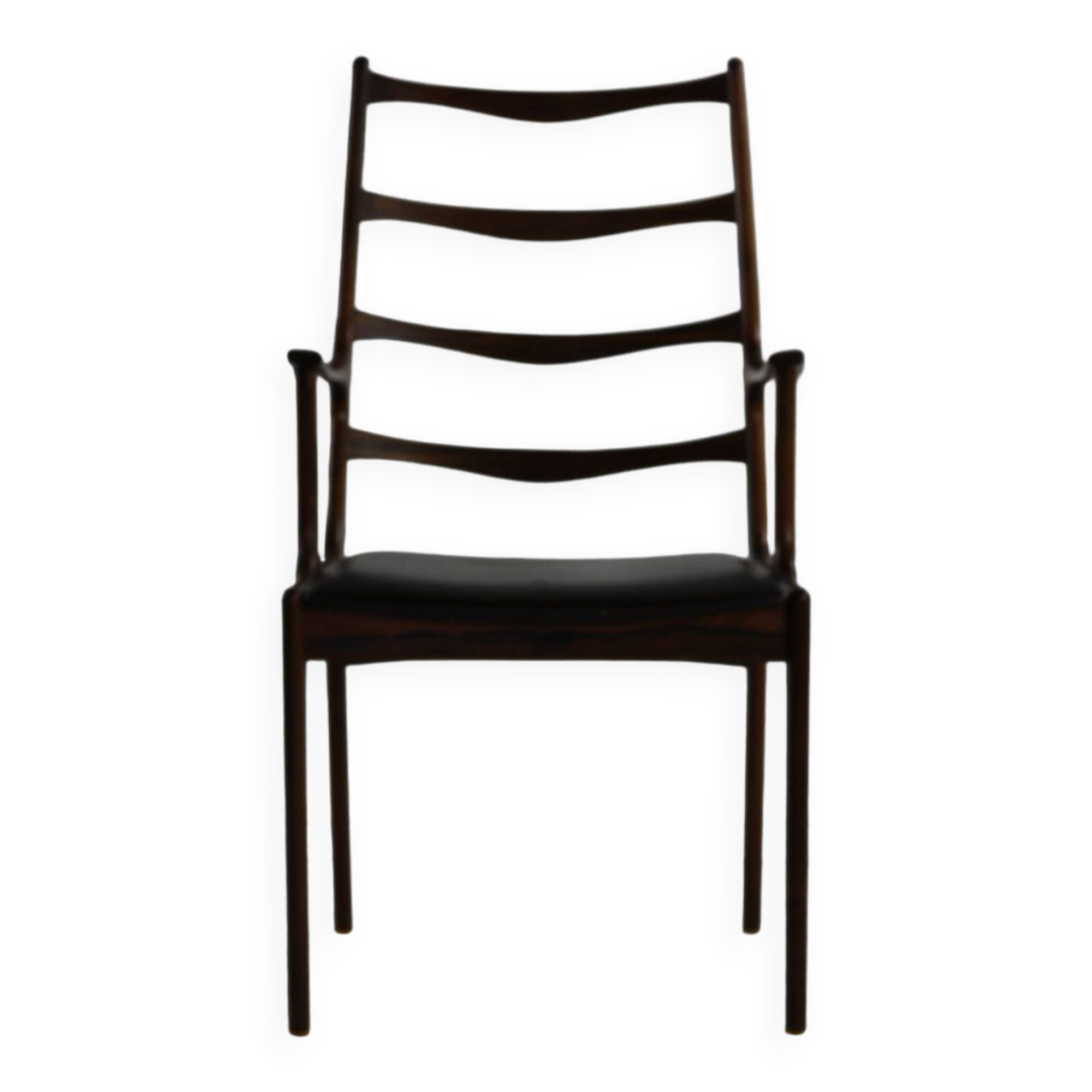 Grained rosewood danish design armchair by Johannes Andersen