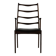 Grained rosewood danish design armchair by Johannes Andersen