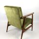 Vintage green olive easy chair, 1970s