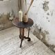 19th century oak pedestal console