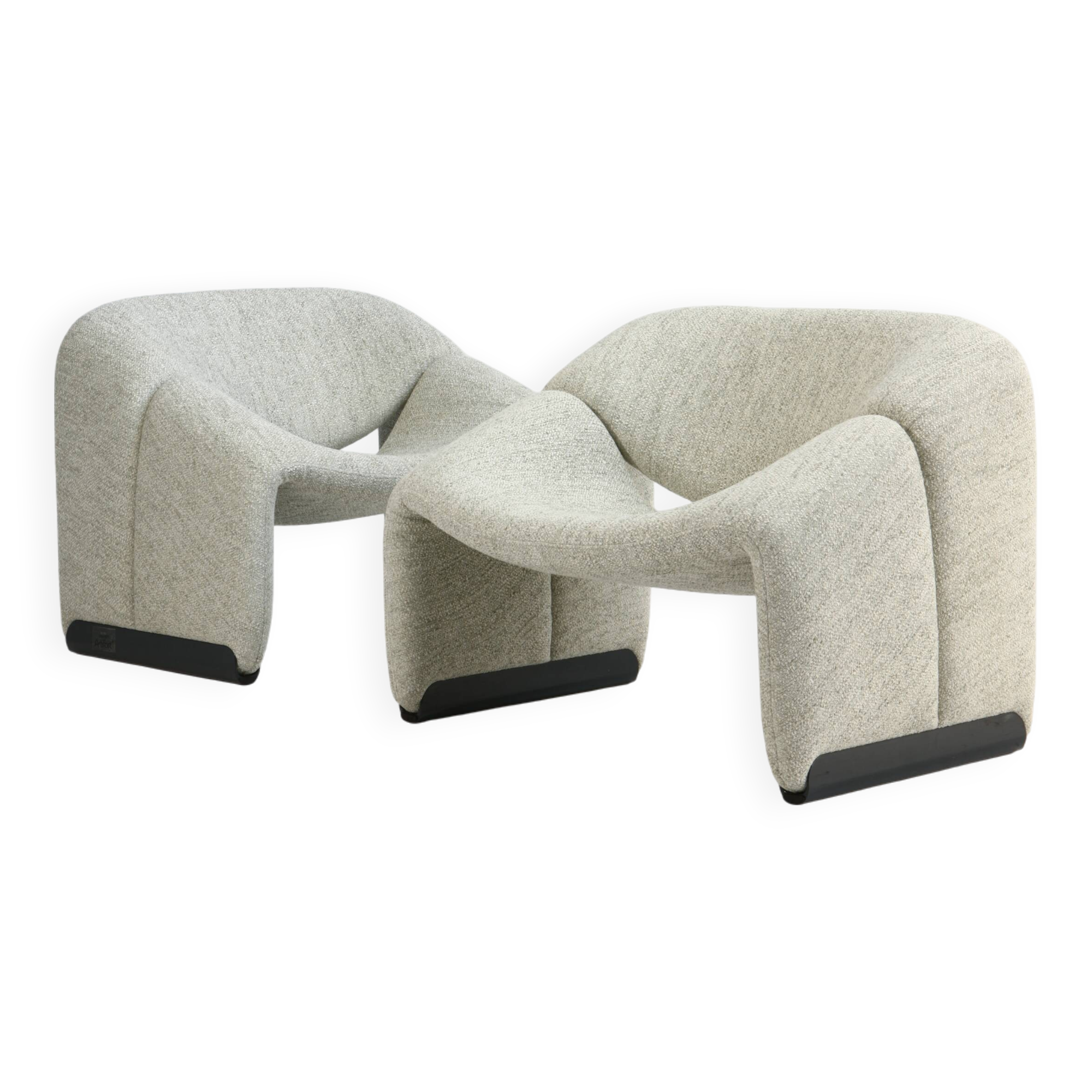 pair of "Groovy" armchairs by Pierre Paulin