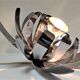 Suspension Fleur de Lumière stainless steel design Jocelyne Trocmé