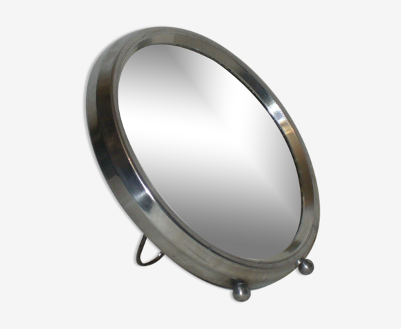 Miroir rond grossissant des années 30