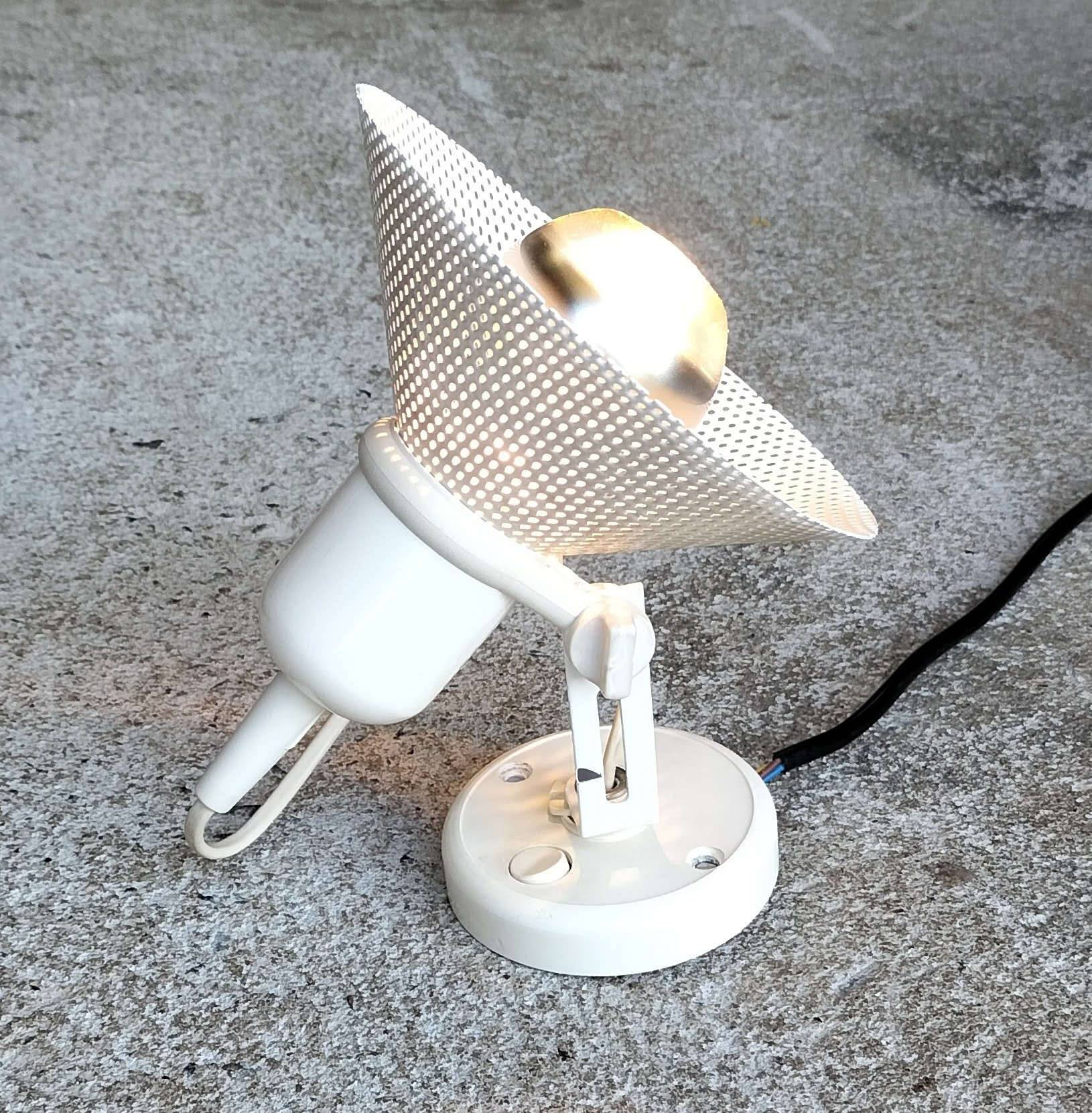 Pair of 80's wall lights.