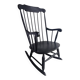 Rocking-chair noir Stol Kamnik