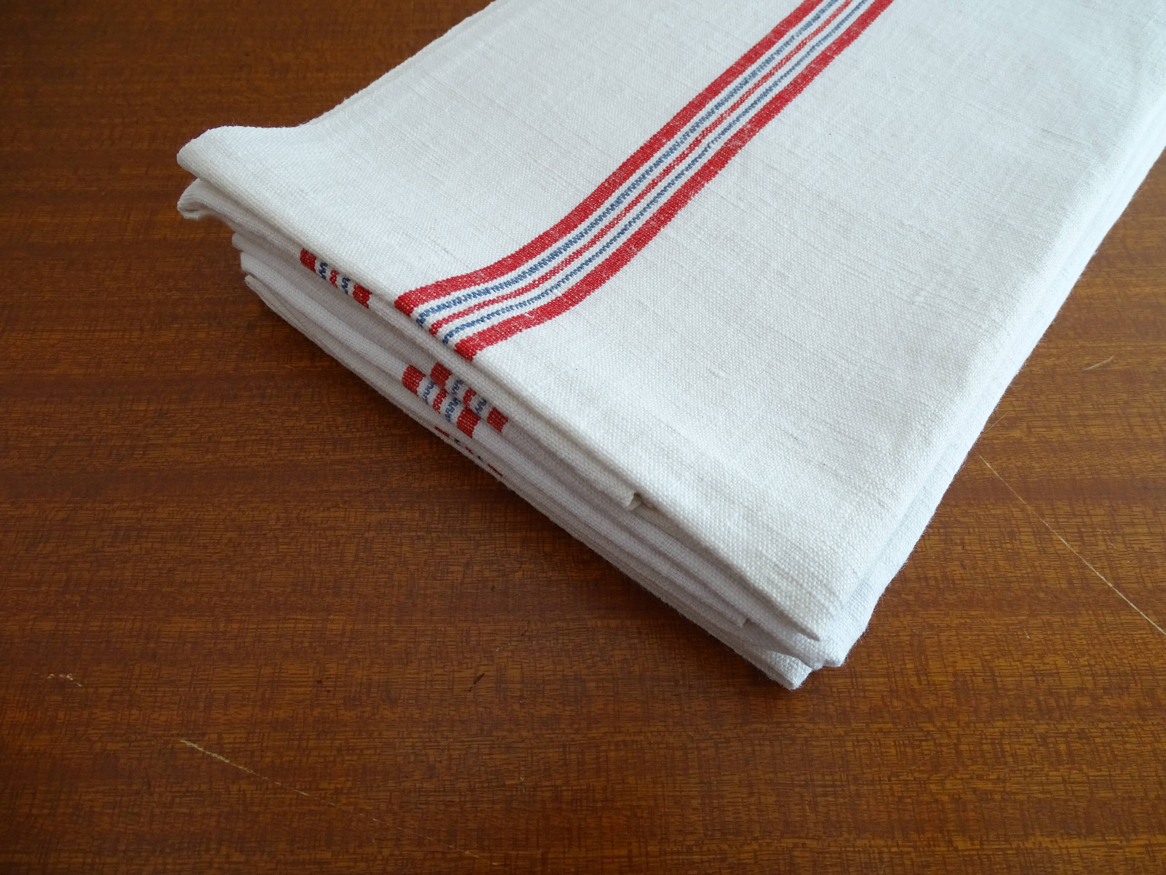 Lot 3 large old monogrammed LM towels