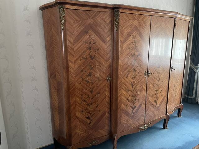 Louis XV style bedroom wardrobe