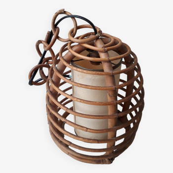 Rattan pendant light