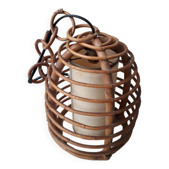 Rattan pendant light