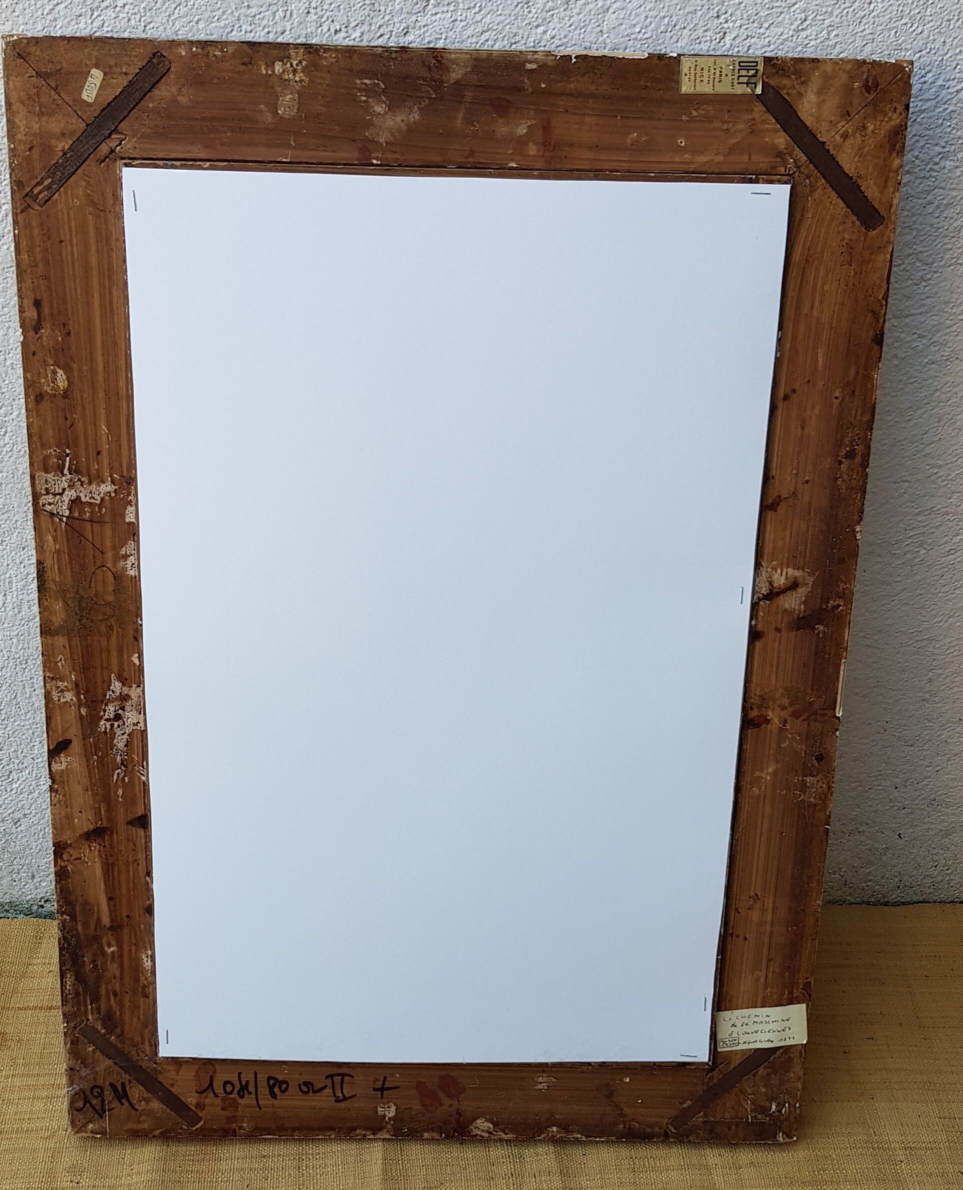 Oil on paper: The Pope's currency