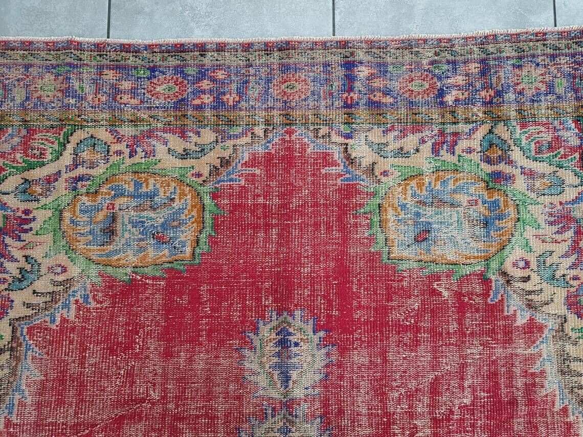 Tapis Oushak floral antique sku2274