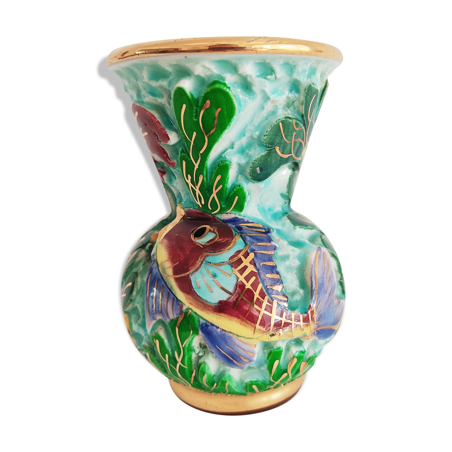 Ceramics from Monaco fish vase