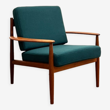 Mid Century Modern Teak armchair or easy chair by Grete Jalk for France & Son, Danish Design, 1950er