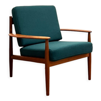 Mid Century Modern Teak armchair or easy chair by Grete Jalk for France & Son, Danish Design, 1950er