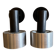 Pair of vintage adjustable wall sconces in brushed metal
