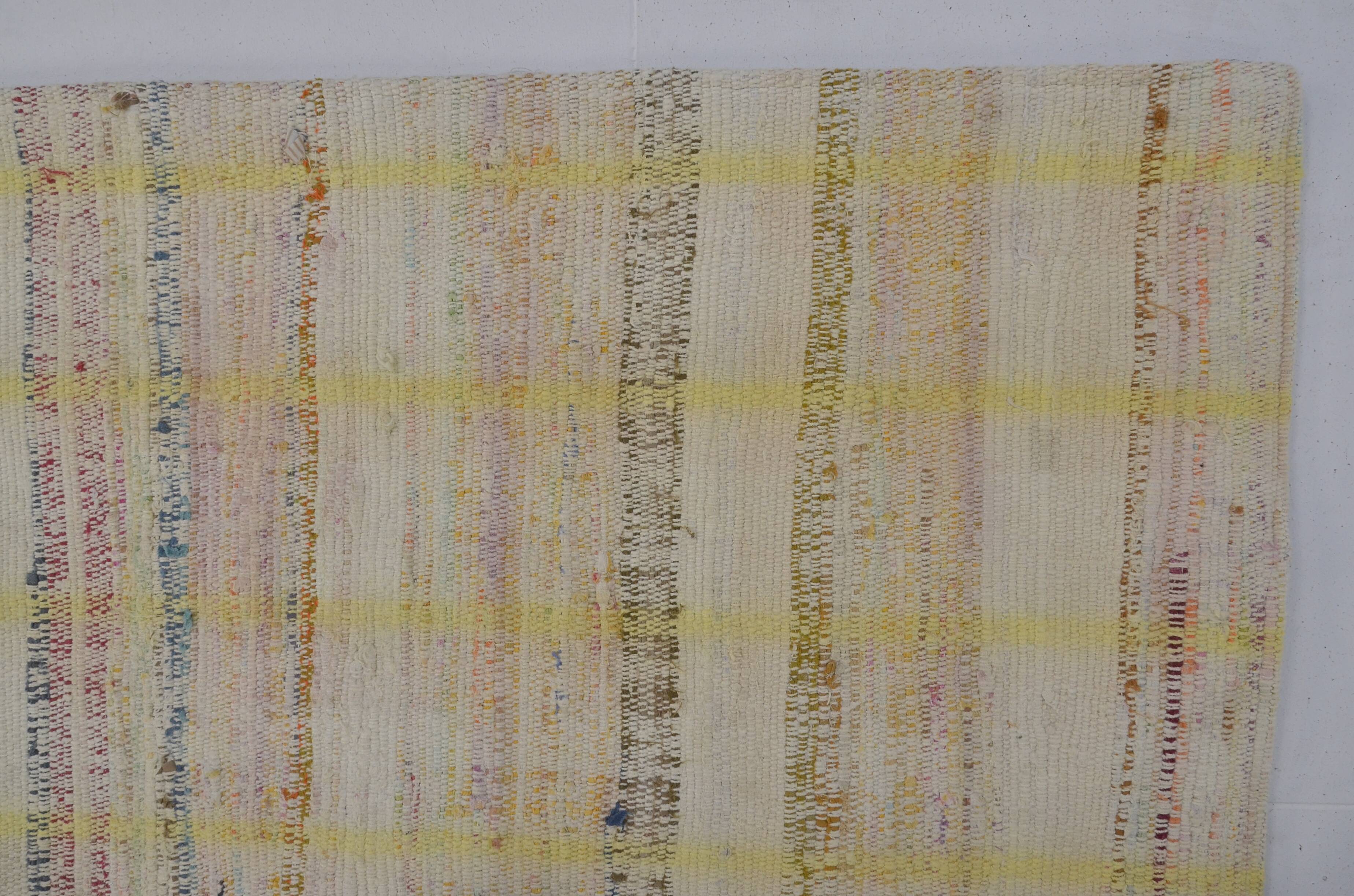 Very Long Turkish Vintage Kilim Carpet sku 3846