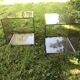 Pair of bedside tables in plexiglass smoked 70
