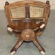Antique Victorian swivel office armchair