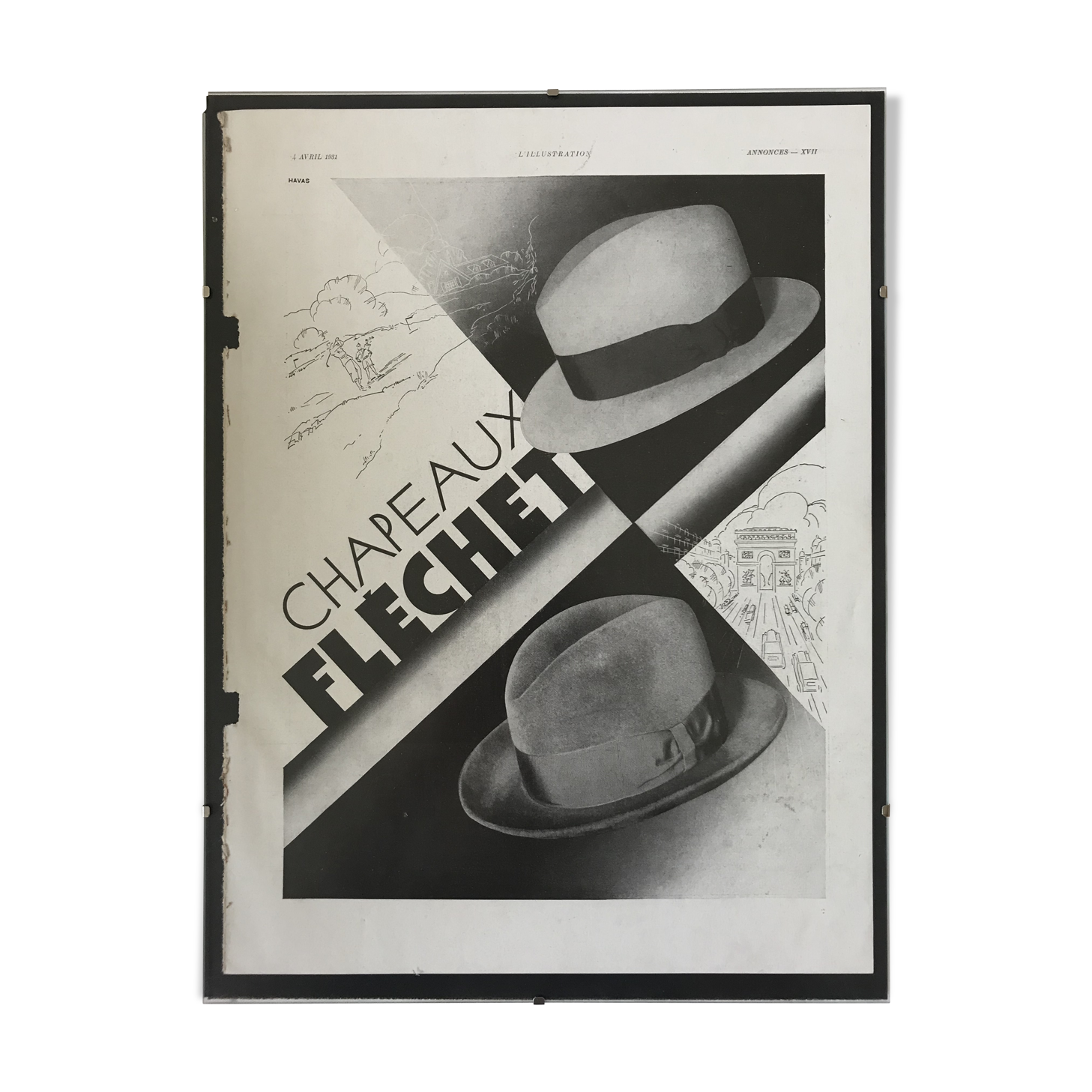 Advertising poster Flexet 1931