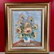 Oil painting on canvas, Bouquet of Flowers, Signed Sullivan