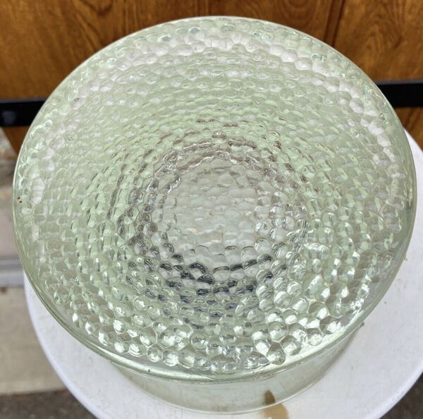 Vide poche récipient art déco moderniste verre, cristal estampille a déchiffrer