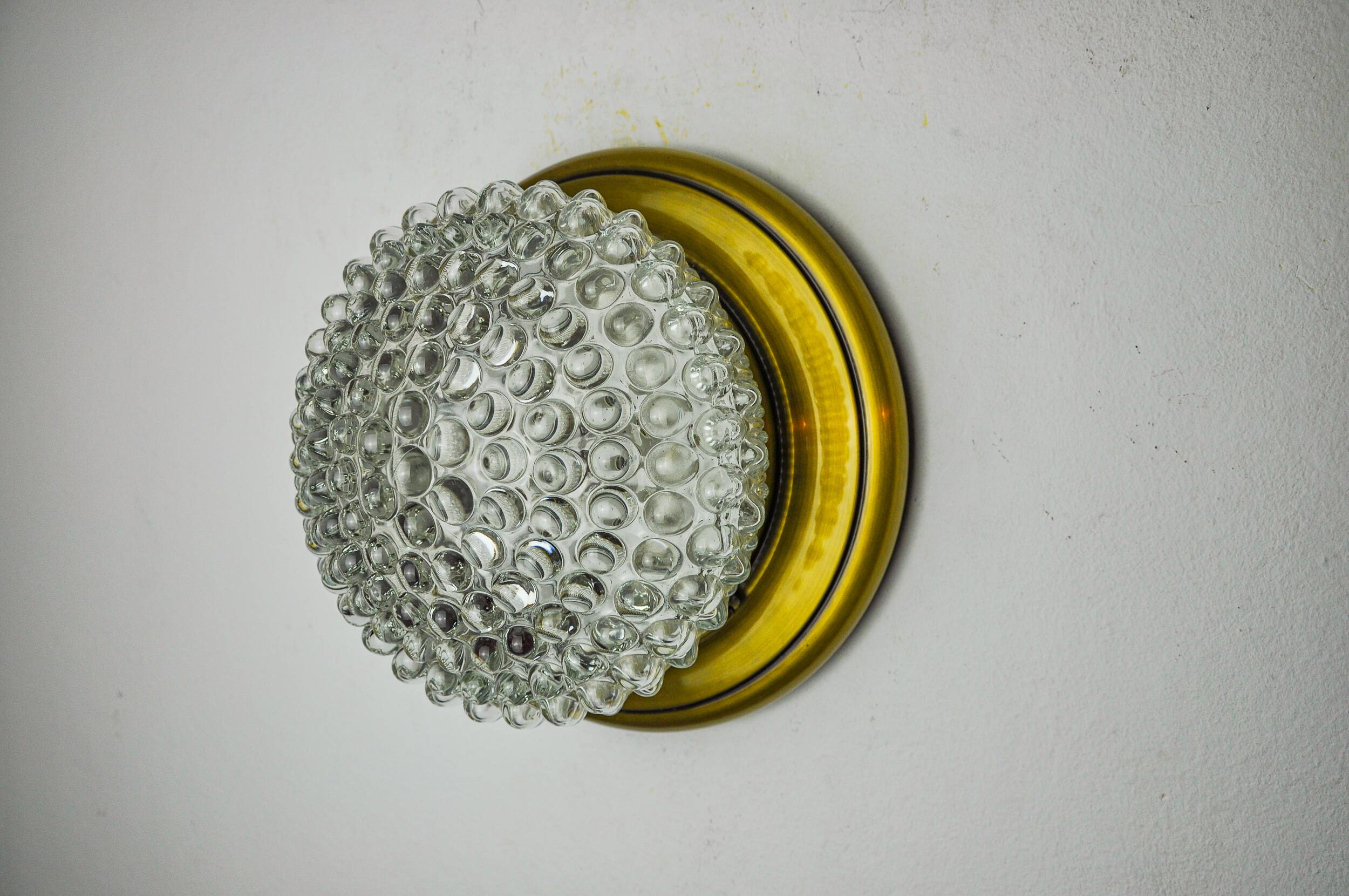 “Bulles” wall lamp for Limburg, blown glass, Germany, 1970s