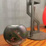 Blown glass vase signed by Robert Pierini