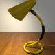 Yellow table lamps from the 1950s "scoubidou".