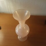 Pink vase type opaline