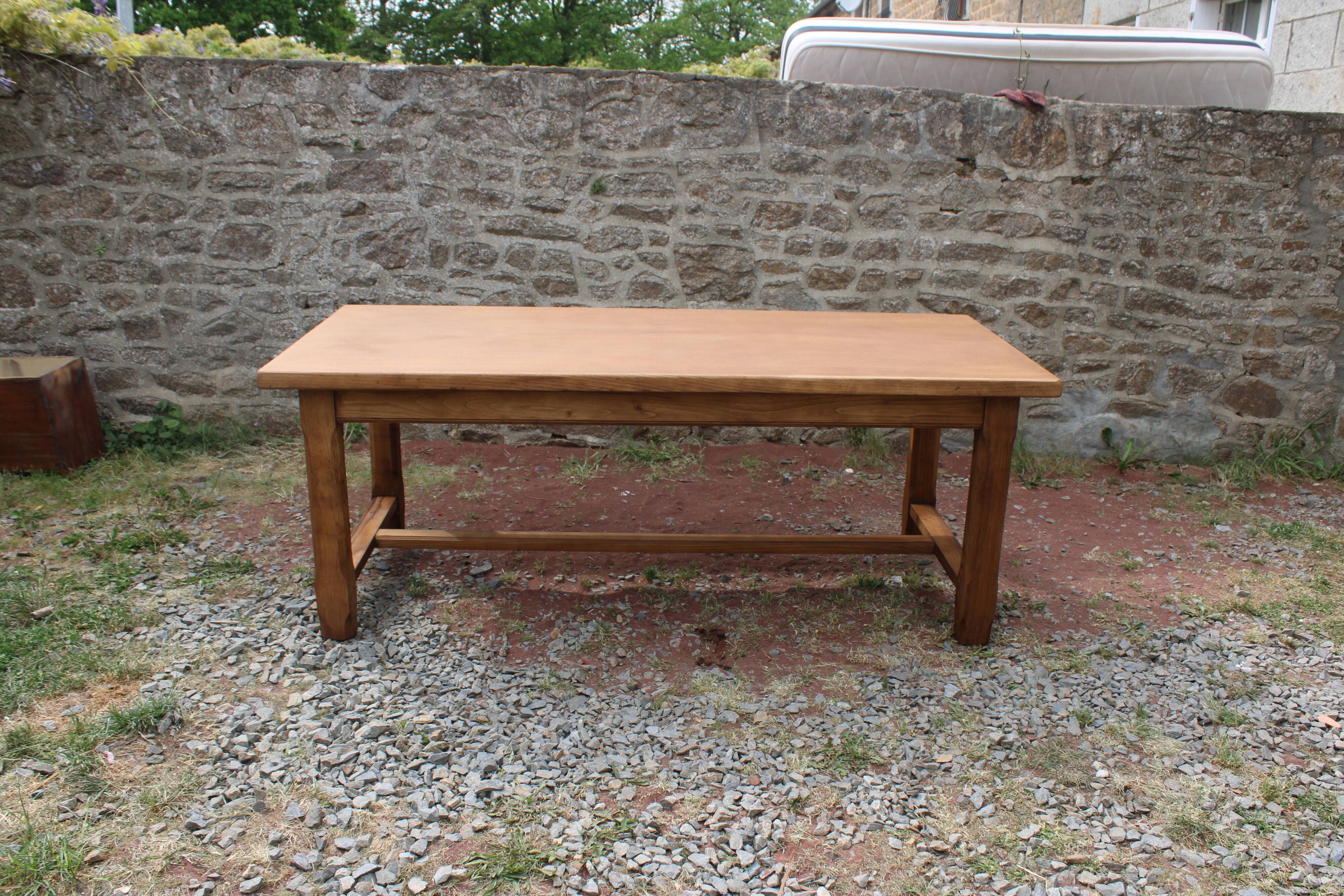 Large extendable farmhouse table 200 to 300 cm – 12/14 people