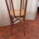 Curved wood bistro chair