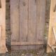Rustic tray table with 2 trestles and 2 benches