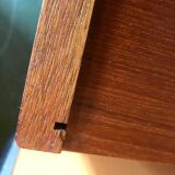 Danish teak veneer bookcase