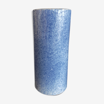 Vase bleu chiné