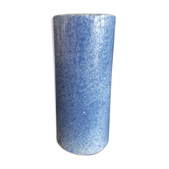 Vase bleu chiné