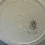 Set of 6 luneville earthenware dinner plates. bagatelle model.