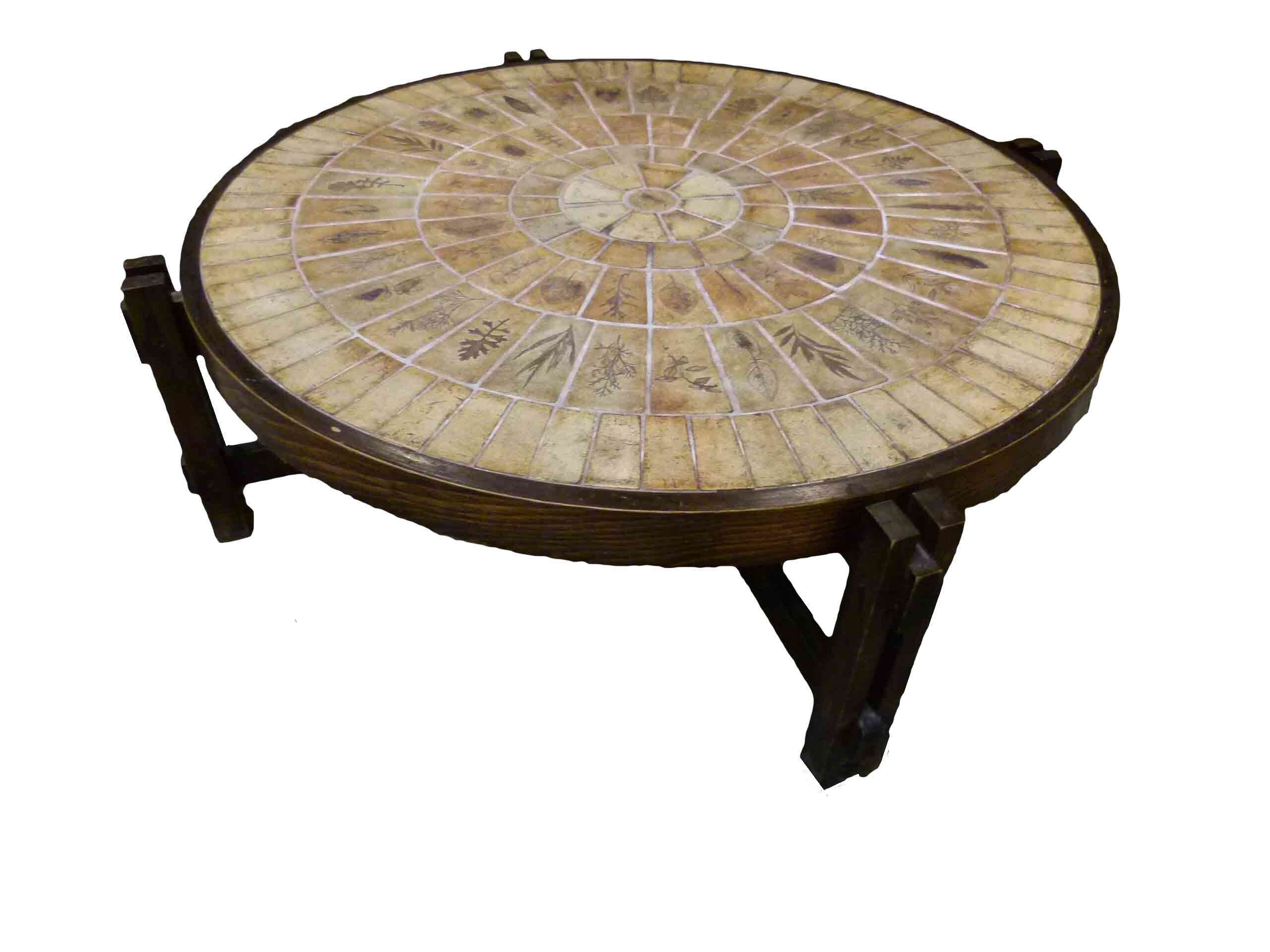 Ceramic coffee table XXth