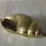 Cendrier coquillage laiton