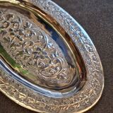 Silver-plated table salt and pepper shaker