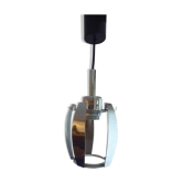 Space Age in chrome metal hanging lamp