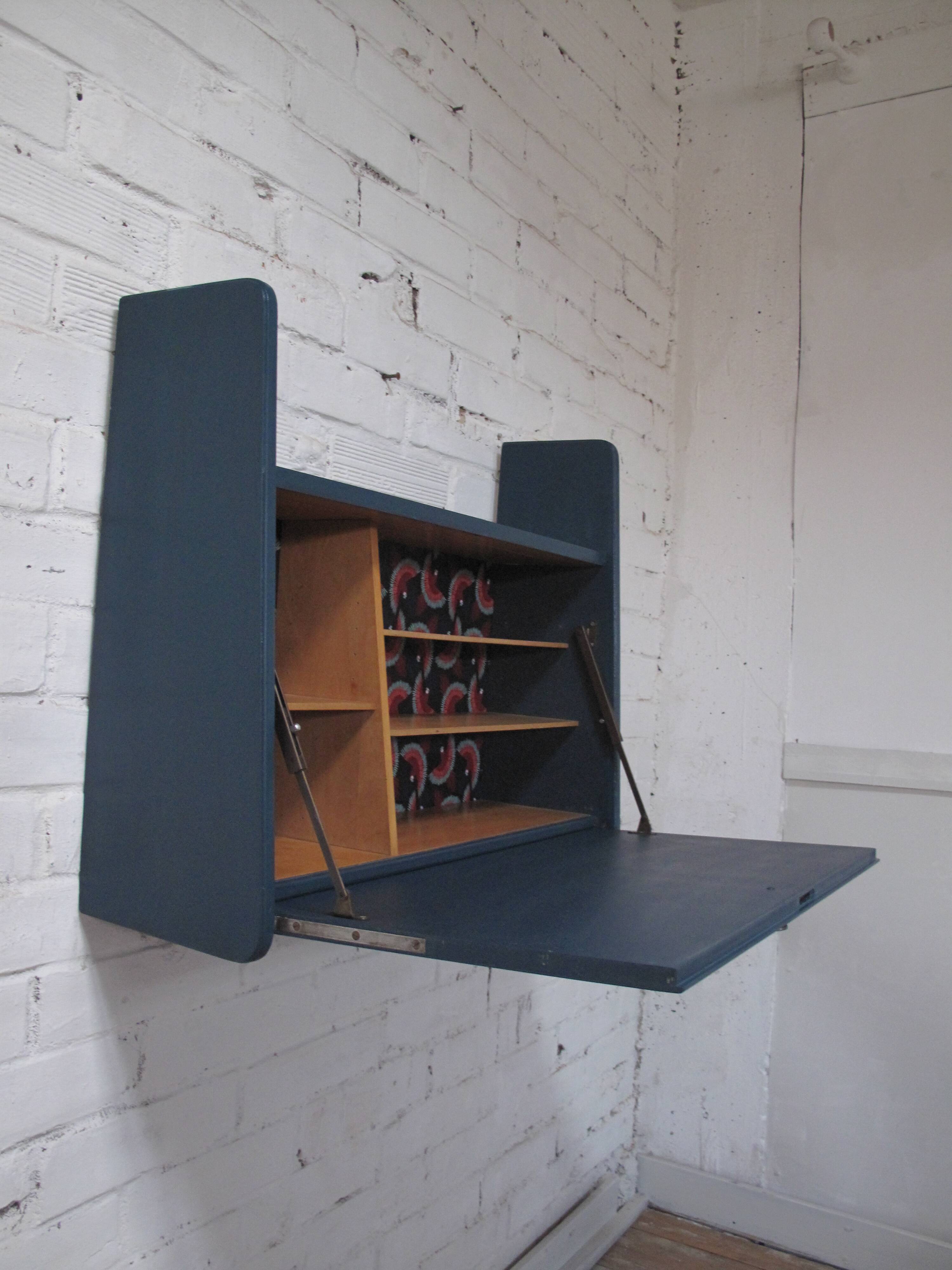 Scandinavian wall secretary stamped nordiska