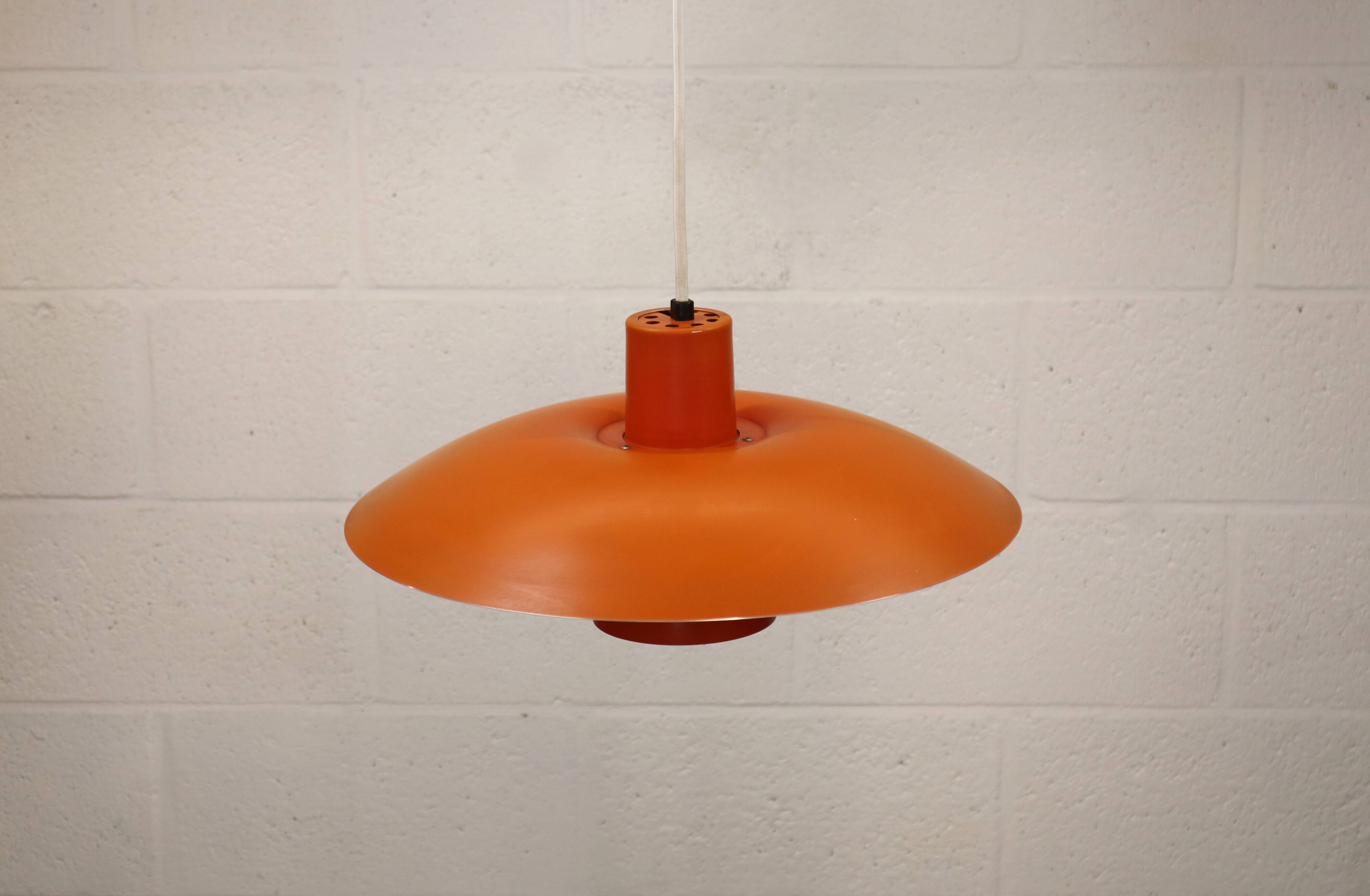 Vintage LOUIS POULSEN PH 4/3 Lamp - 70s Danish Mid Century Modern Pendant