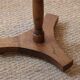 Antique walnut pedestal table, dating from the end of the 19th century