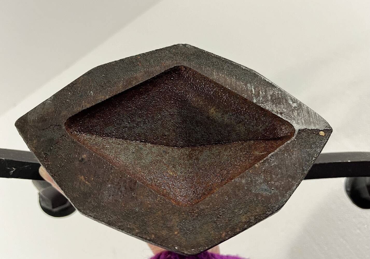 Large cast iron candle holder by Giesserei Aachen 1950’s