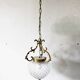 Chiseled glass chandelier