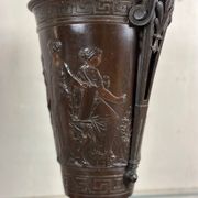 Bronze vase in the antique style, France circa 1880.