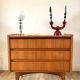 Commode coiffeuse scandinave en teck design danois années 60