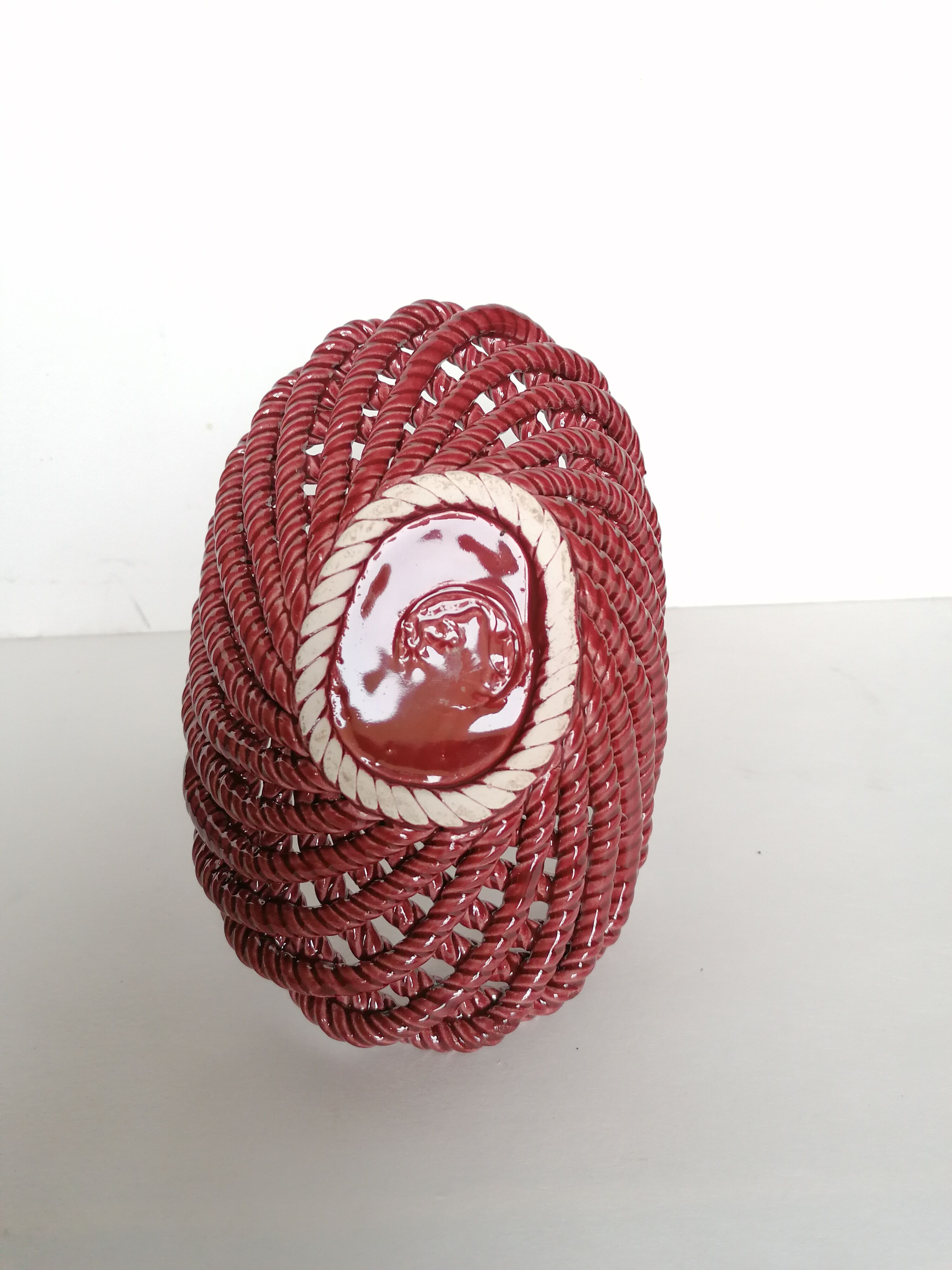 Braided basket in slurry